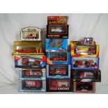 Diecast - Fifteen diecast models, predominantly fire appliances,