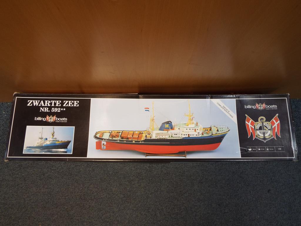 Billing Boats - a Danish made model kit of a trawler The Zwarter Zee NR.