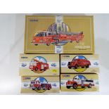 Corgi - five diecast model fire appliances from the Corgi Classics Series comprising limited