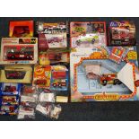 Corgi and others - A good selection of twenty three fire engines, mainly diecast,