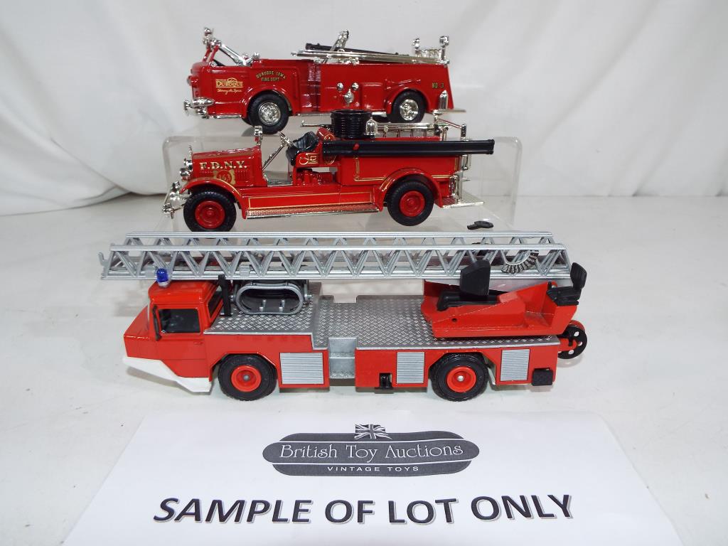ERTL & others - 8 die cast and plastic Fire vehicles in original boxes, comprising 3x Model Power, - Image 2 of 2