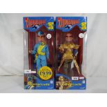 Thunderbirds - two modern Pelham Puppet Super Marionettes of Thunderbirds characters sealed in