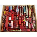 Diecast - A quantity of unboxed diecast and plastic models of fire appliances to include Corgi,