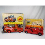 Tri-ang Minic and Usagyia - a Tri-ang Minic series two model fire fighter,