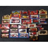 Diecast - Approximately thirty diecast models of fire appliances to include Solido, Siku,