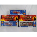 Corgi - Five limited edition diecast model fire appliances,