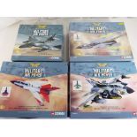 Corgi Aviation Archive - four 1:72 scale model diecast aeroplanes, Military Air Power, # AA33601,