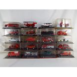 Diecast - Twenty diecast models of fire appliances from the del Prado Fire Engines of the World