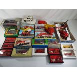 Matchbox, Gama, Preiser and others, in excess of twenty diecast and kit built models, mainly boxed,