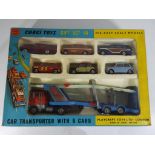 Corgi Toys - a Gift Set No 48 comprising Car Transporter with six cars,