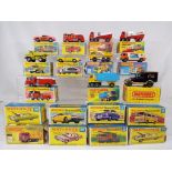 Matchbox - eleven diecast vehicles in original boxes, plus eight empty boxes, boxes e,