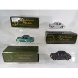 Lansdowne Models - three 1:43 scale diecast models comprising 1957 Vauxhall Cresta E series # LD2,