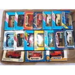 Matchbox - seventeen diecast vehicles in original boxes,