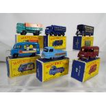 Matchbox - six diecast vehicles in original boxes comprising #1, #10, #46, #47,