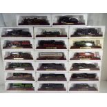 Model Railways - Lot to include twenty Atlas Editions scale model static trains contained in