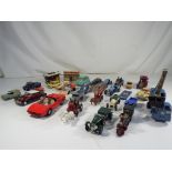 Matchbox, Corgi, Gama and others - 29 diecast vehicles all unboxed,