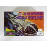 Model Kits - An Airfix Space 1999 model kit, Hawk Spaceship, based on Gerry Anderson's TV series c.