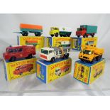 Matchbox - six diecast vehicles in original boxes comprising #2, #25, #44, #57,