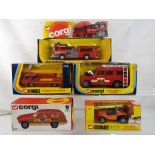 Corgi - Five diecast vehicles in original boxes comprising # 395, # 421, # 505, # 703 and # 2029,