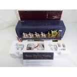 Two Royal coaches - a Corgi Queen Mother's century 1900 - 2000 state landau coach and horses #37003