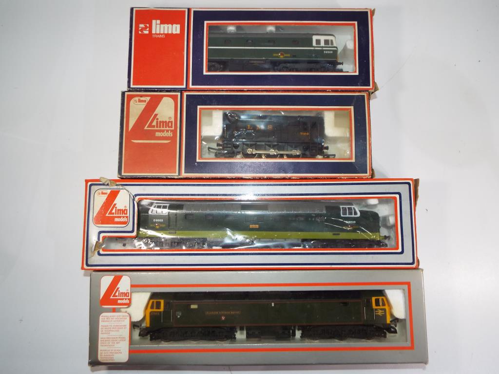 Model Railways - four Limo OO gauge diesels in original boxes comprising #205109M, #5115,