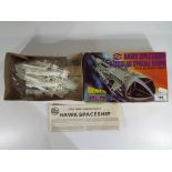 Model Kits - An Airfix Space 1999 model kit, Hawk Spaceship, based on Gerry Anderson's TV series c.