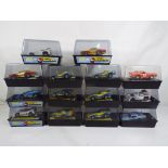 Aurora - fourteen AFX slot cars with magna traction in original boxes comprising 1954 x 6 ,