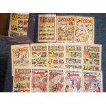 Comics - Approximately one hundred issues of The Rover comic, The Wizard comic,