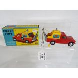 Corgi Toys - a Land-Rover Breakdown Truck with traffic cone # 477,