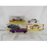 Dinky - Lot to include a Dinky # 164 Mk 4 Ford Zodiac in silver with red interior in hard plastic