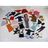 Sindy - a vintage Sindy doll with a selection of original clothes and accessories to include Sindy