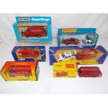Corgi, Matchbox and Dinky - Six diecast emergency vehicles in original boxes comprising Corgi # 626,