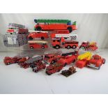 Corgi, Tekno and others - nineteen diecast and plastic fire vehicles,