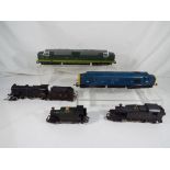 Model Railways - a lot to include two Hornby steam locomotives, one with tender,