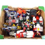 Transformers - a quantity of Power Ranger Transformers and similar