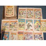 Comics - Approximately one hundred issues of The Wizard comic and The Rover comic from the 1940's.