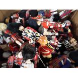 Sixty dressed dolls,