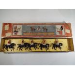 John Hill and Co - Cavalry of the Line, set of five lead soldiers on horseback in original box.