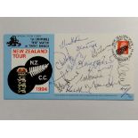 New Zealand Cricket Team multi-signed cover