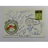 English Cricket Team multi-signed cover