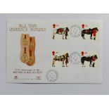 1997 Queens Horses FDC