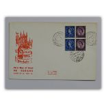 1965 Se-Tenant Holiday Booklet FDC