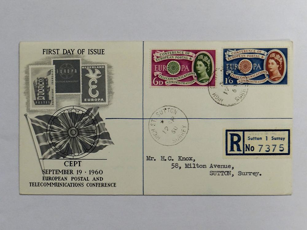 1960 Europa FDC