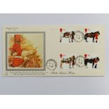 1997 Queens Horses FDC