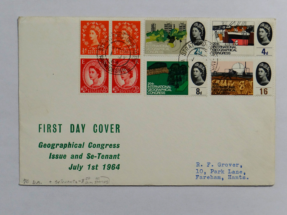 1964 Geographical Congress FDC