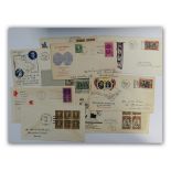 Collection of 9 1939 Royal Train covers