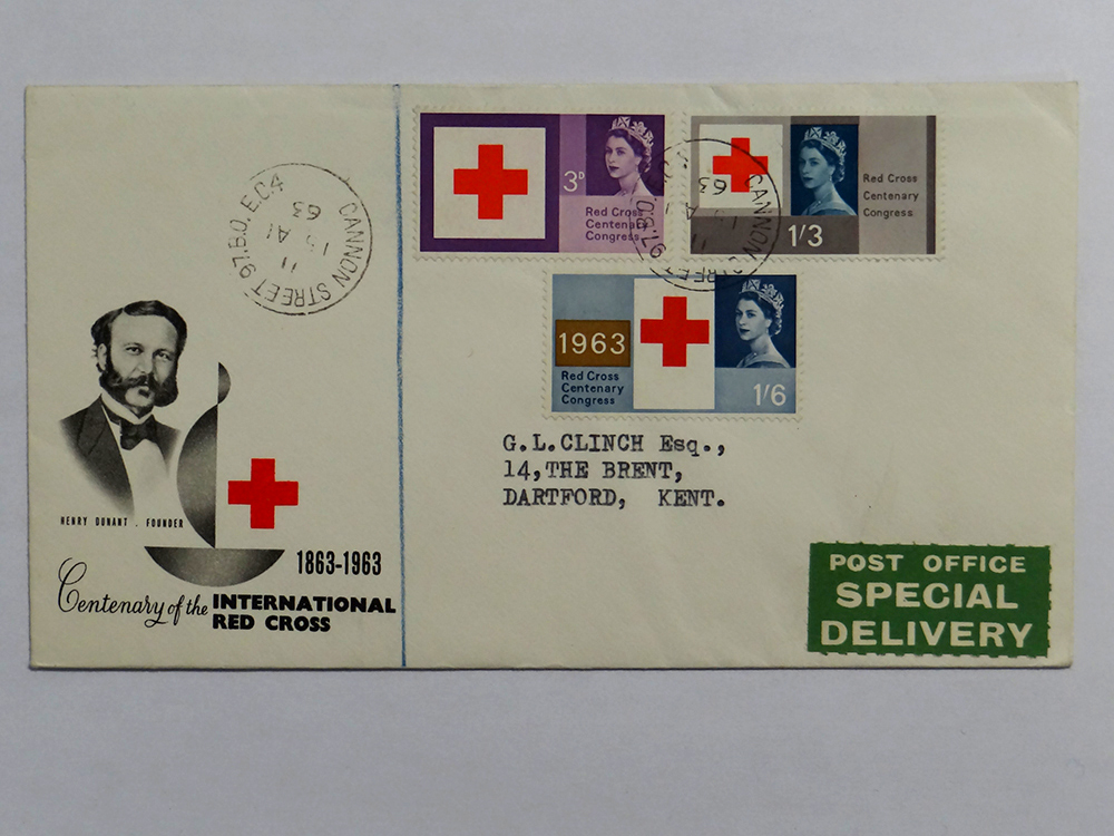 1963 Red Cross FDC