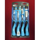 A new four piece wood chisel set