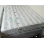 A new 5' two drawer sprung edge divan set with pocket sprung mattress