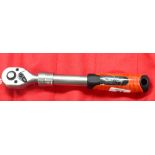 A 3/8" extending socket ratchet